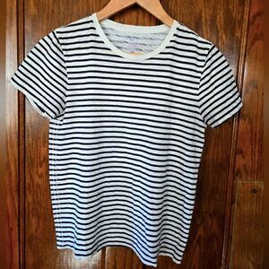 J Crew Boy Tee Cotton Striped Size MEDIUM